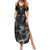 Mythical Anubis Summer Maxi Dress The Egyptian God of Death - Wonder Print Shop