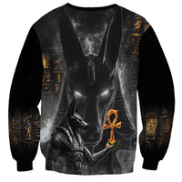 Mythical Anubis Sweatshirt The Egyptian God of Death - Wonder Print Shop