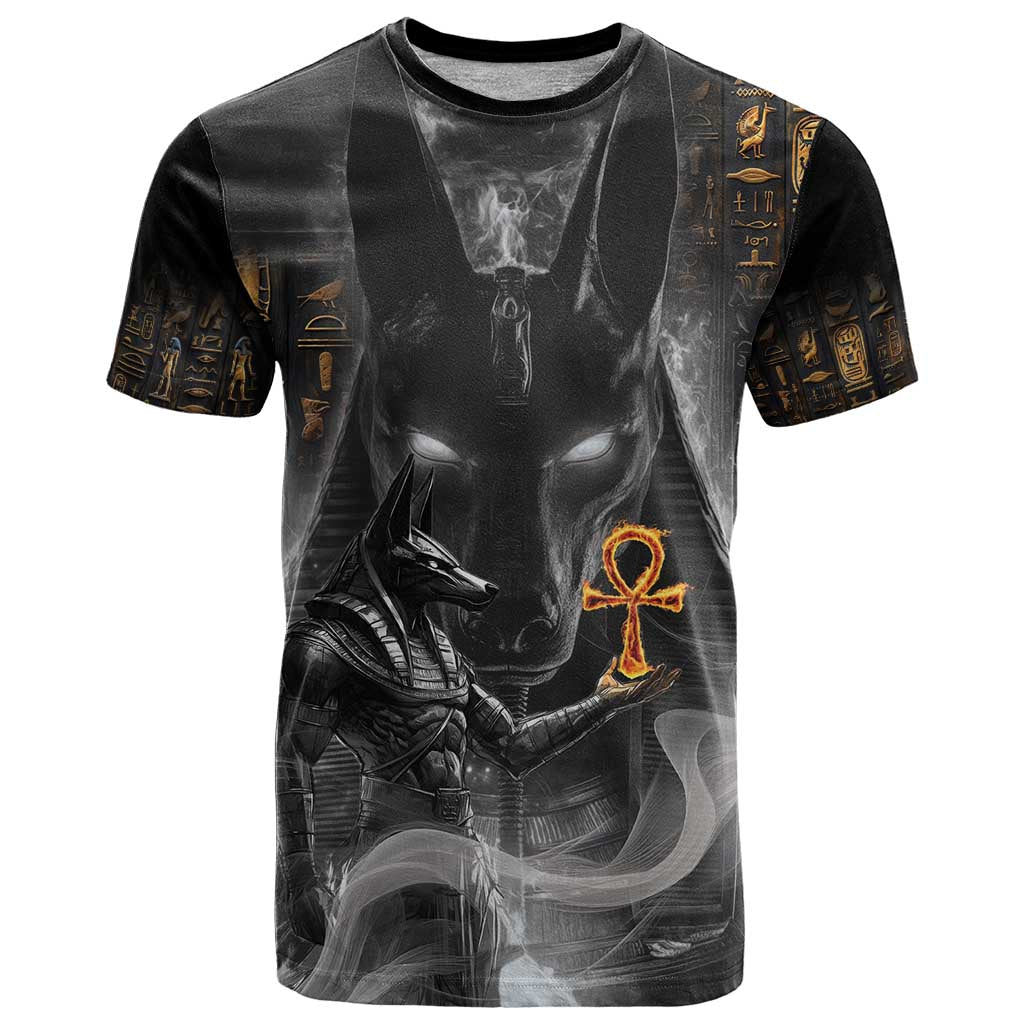 Mythical Anubis T Shirt The Egyptian God of Death - Wonder Print Shop
