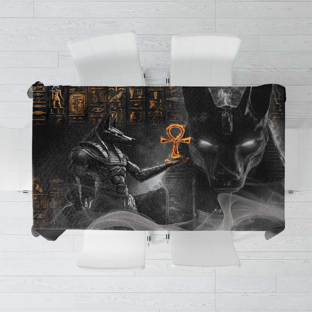Mythical Anubis Tablecloth The Egyptian God of Death - Wonder Print Shop