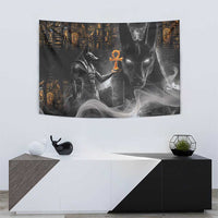 Mythical Anubis Tapestry The Egyptian God of Death - Wonder Print Shop