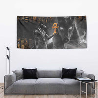 Mythical Anubis Tapestry The Egyptian God of Death - Wonder Print Shop