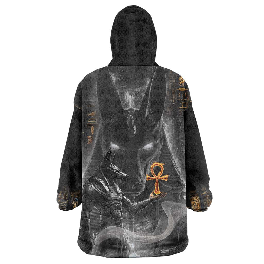 Mythical Anubis Wearable Blanket Hoodie The Egyptian God of Death - Wonder Print Shop