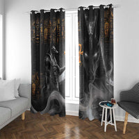Mythical Anubis Window Curtain The Egyptian God of Death - Wonder Print Shop