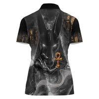 Mythical Anubis Women Polo Shirt The Egyptian God of Death - Wonder Print Shop