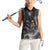 Mythical Anubis Women Sleeveless Polo Shirt The Egyptian God of Death - Wonder Print Shop