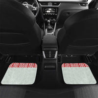 Belarus Ice Hockey Custom Car Mats With Bison Mascot Flag Style