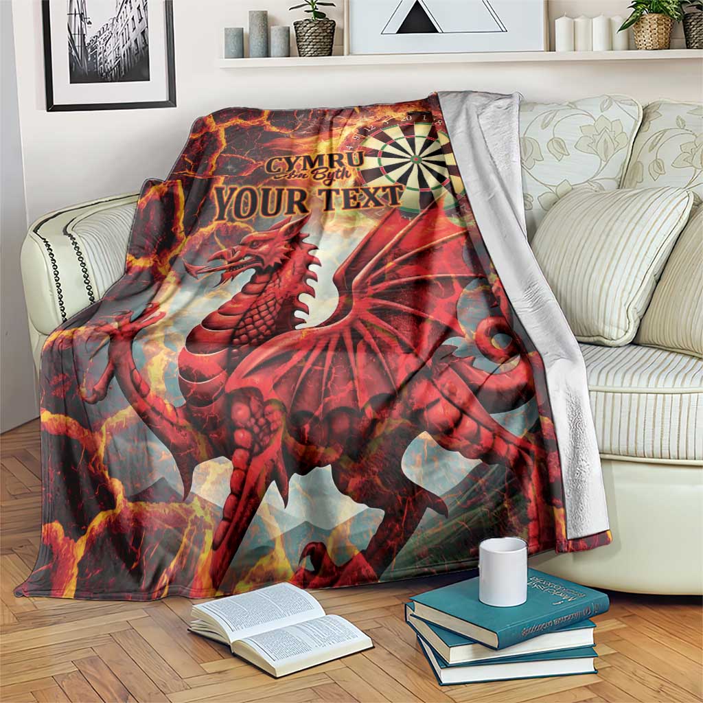 Wales Darts Wales Forever Personalized Blanket Cymru Am Byth Dragons
