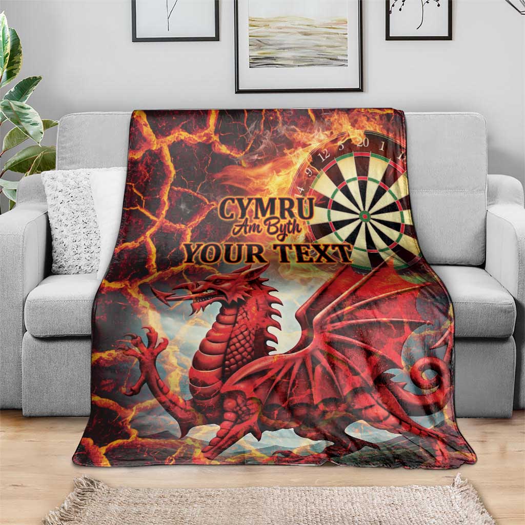 Wales Darts Wales Forever Personalized Blanket Cymru Am Byth Dragons