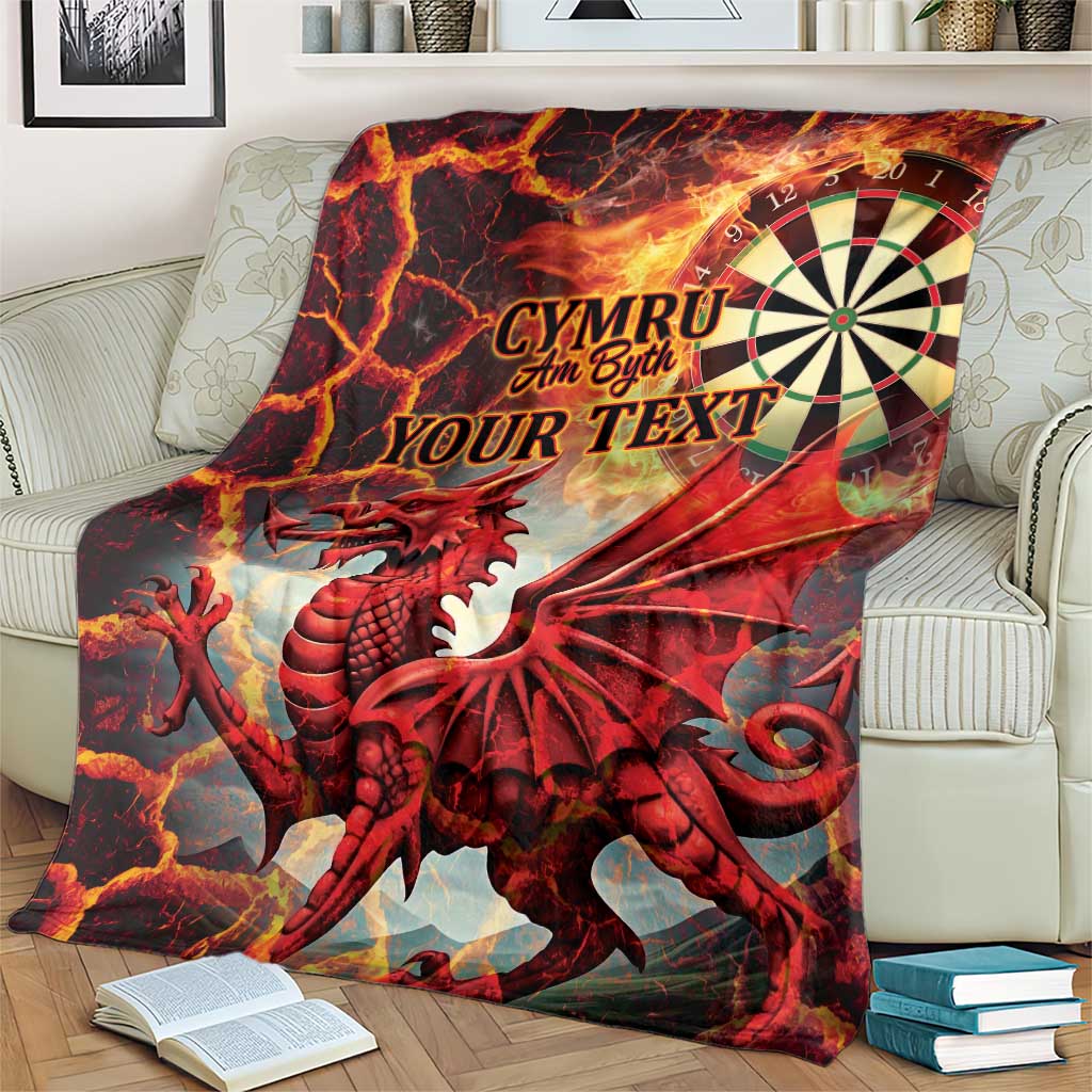 Wales Darts Wales Forever Personalized Blanket Cymru Am Byth Dragons