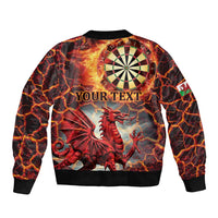 Wales Darts Wales Forever Personalized Bomber Jacket Cymru Am Byth Dragons