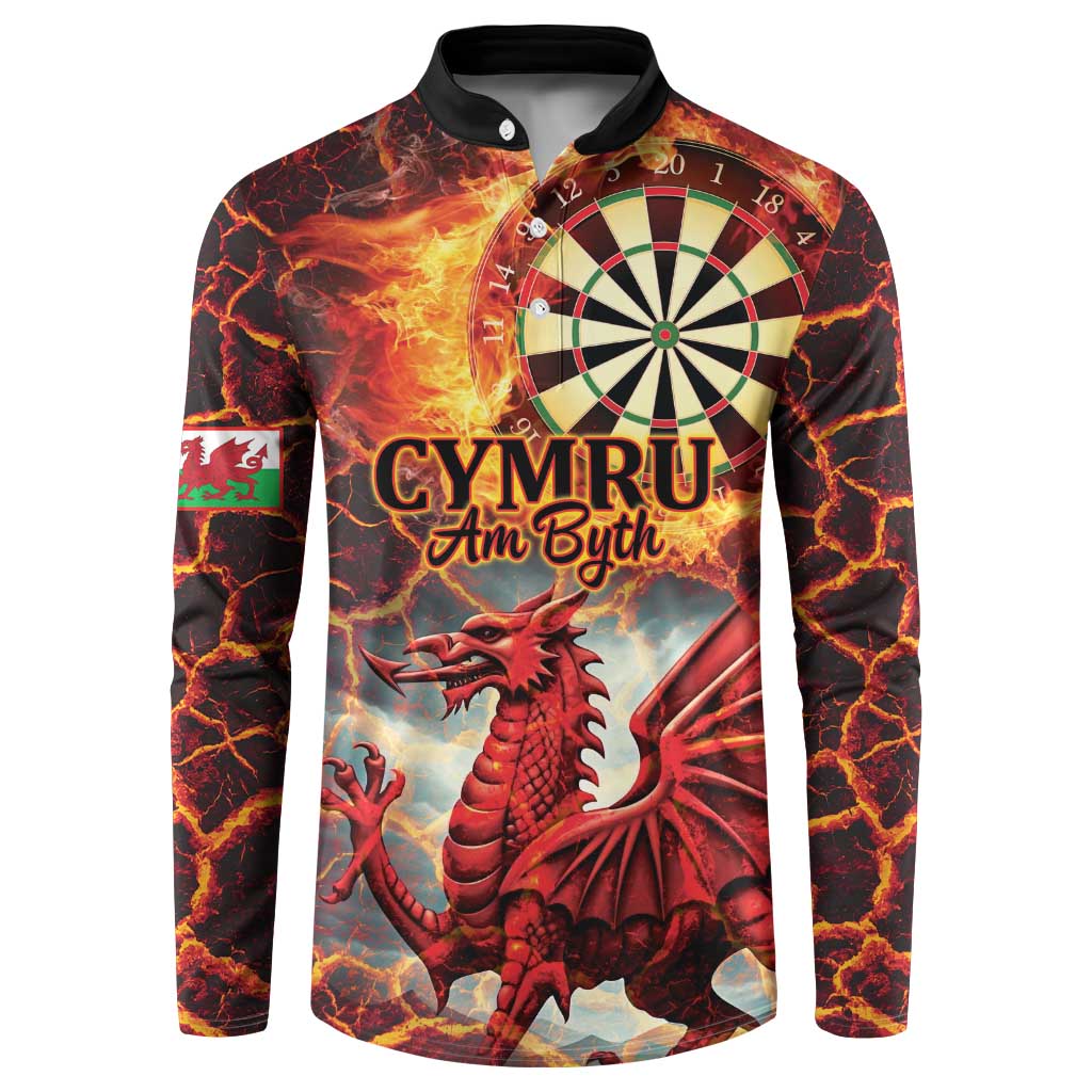 Wales Darts Wales Forever Personalized Button Sweatshirt Cymru Am Byth Dragons