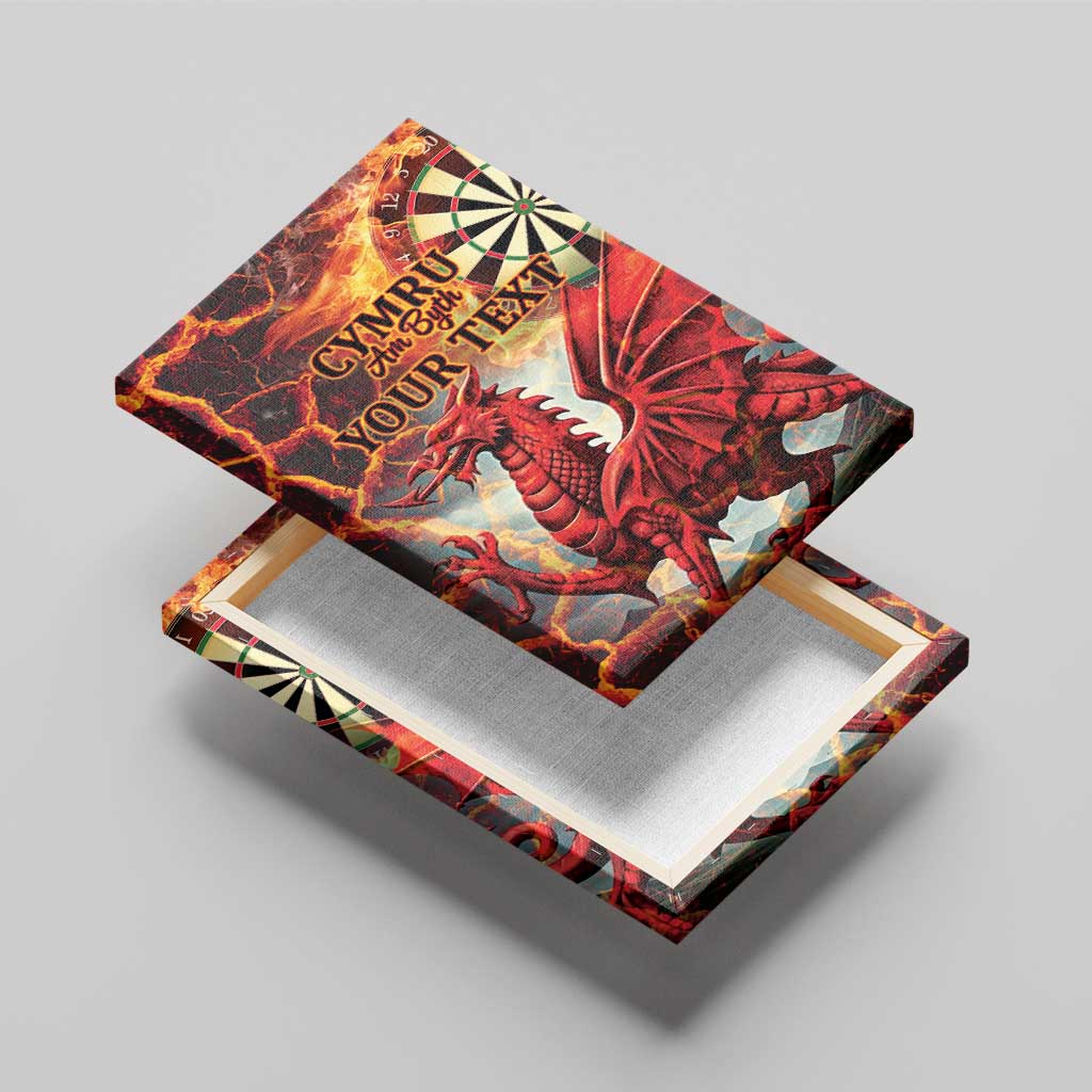 Wales Darts Wales Forever Personalized Canvas Wall Art Cymru Am Byth Dragons