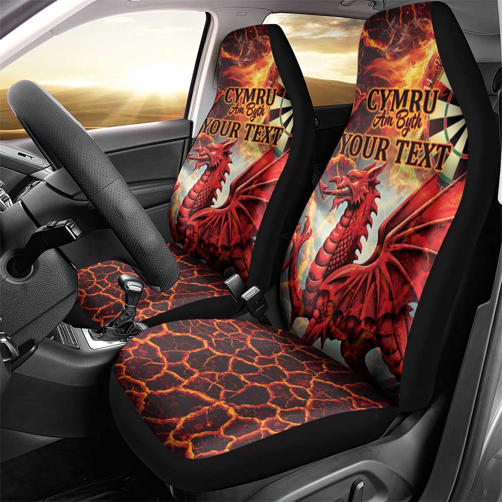Wales Darts Wales Forever Personalized Car Seat Cover Cymru Am Byth Dragons