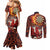Wales Darts Wales Forever Personalized Couples Matching Mermaid Dress and Long Sleeve Button Shirt Cymru Am Byth Dragons