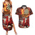 Wales Darts Wales Forever Personalized Couples Matching Summer Maxi Dress and Hawaiian Shirt Cymru Am Byth Dragons