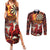 Wales Darts Wales Forever Personalized Couples Matching Summer Maxi Dress and Long Sleeve Button Shirt Cymru Am Byth Dragons