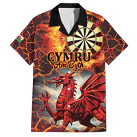 Wales Darts Wales Forever Personalized Family Matching Long Sleeve Bodycon Dress and Hawaiian Shirt Cymru Am Byth Dragons