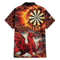 Wales Darts Wales Forever Personalized Family Matching Long Sleeve Bodycon Dress and Hawaiian Shirt Cymru Am Byth Dragons