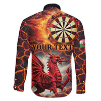 Wales Darts Wales Forever Personalized Family Matching Long Sleeve Bodycon Dress and Hawaiian Shirt Cymru Am Byth Dragons