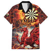 Wales Darts Wales Forever Personalized Family Matching Off The Shoulder Long Sleeve Dress and Hawaiian Shirt Cymru Am Byth Dragons