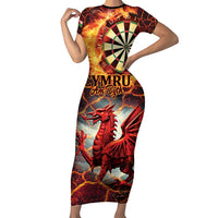Wales Darts Wales Forever Personalized Family Matching Short Sleeve Bodycon Dress and Hawaiian Shirt Cymru Am Byth Dragons
