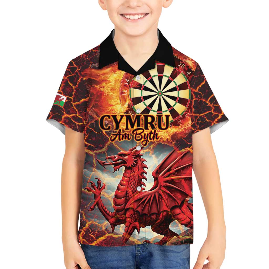 Wales Darts Wales Forever Personalized Family Matching Summer Maxi Dress and Hawaiian Shirt Cymru Am Byth Dragons