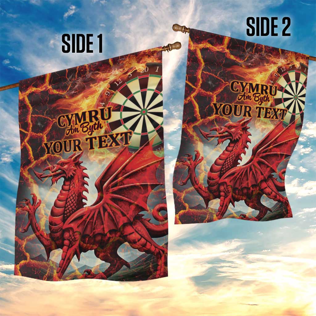 Wales Darts Wales Forever Personalized Garden Flag Cymru Am Byth Dragons