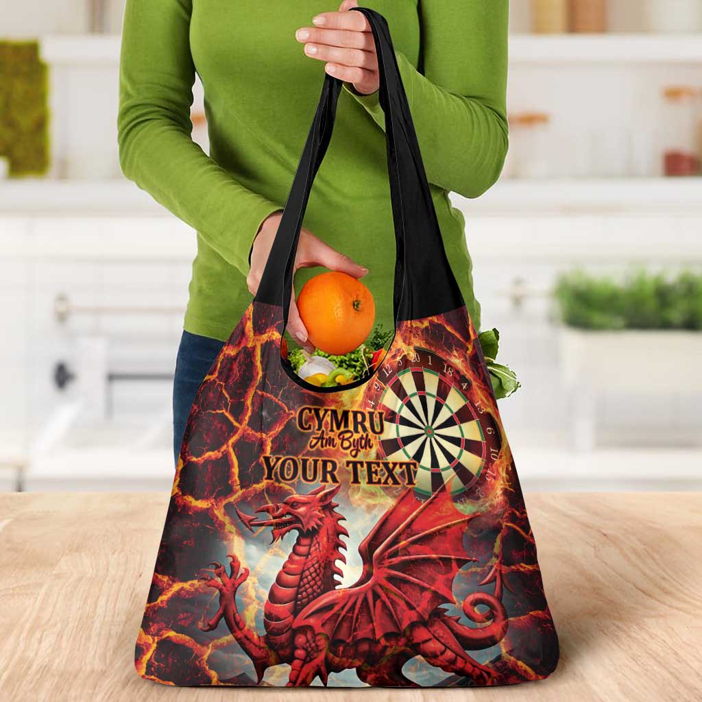 Wales Darts Wales Forever Personalized Grocery Bag Cymru Am Byth Dragons