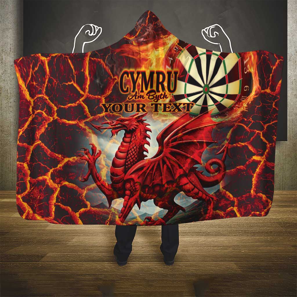 Wales Darts Wales Forever Personalized Hooded Blanket Cymru Am Byth Dragons