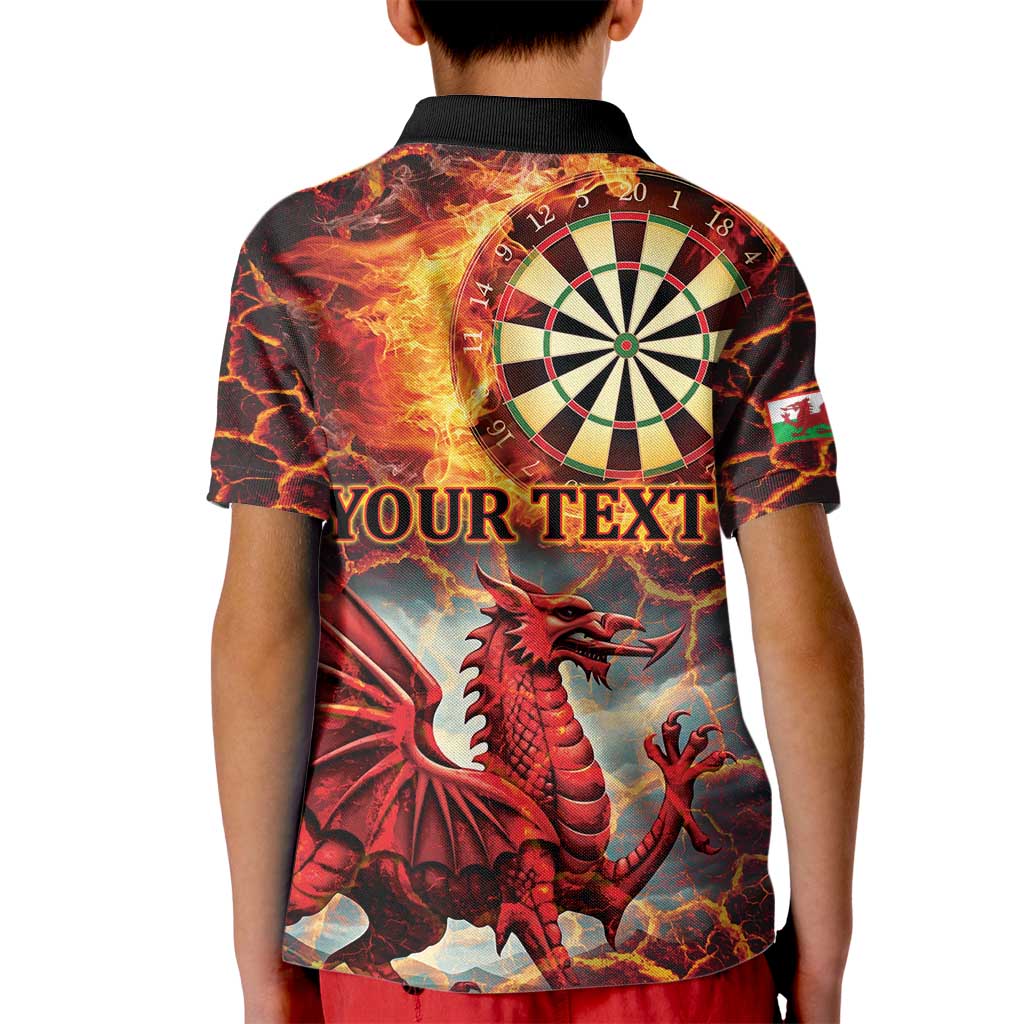 Wales Darts Wales Forever Personalized Kid Polo Shirt Cymru Am Byth Dragons