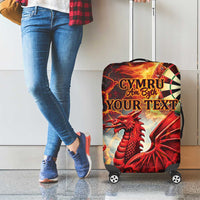 Wales Darts Wales Forever Personalized Luggage Cover Cymru Am Byth Dragons
