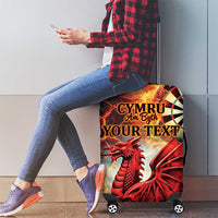 Wales Darts Wales Forever Personalized Luggage Cover Cymru Am Byth Dragons