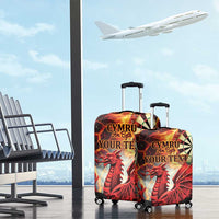 Wales Darts Wales Forever Personalized Luggage Cover Cymru Am Byth Dragons