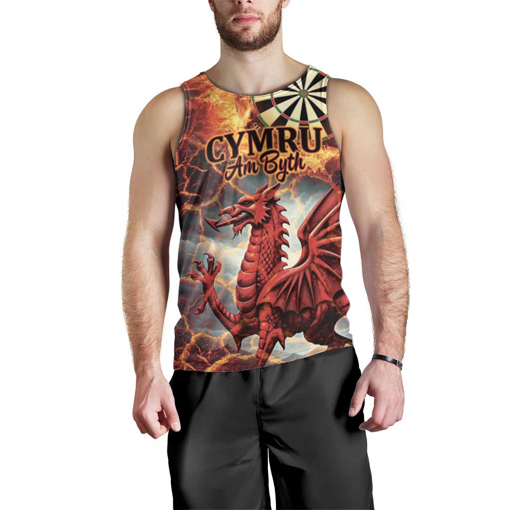 Wales Darts Wales Forever Personalized Men Tank Top Cymru Am Byth Dragons