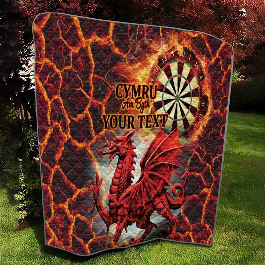 Wales Darts Wales Forever Personalized Quilt Cymru Am Byth Dragons