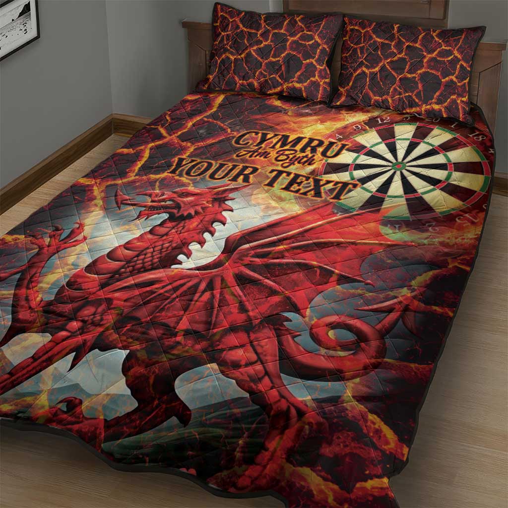 Wales Darts Wales Forever Personalized Quilt Bed Set Cymru Am Byth Dragons