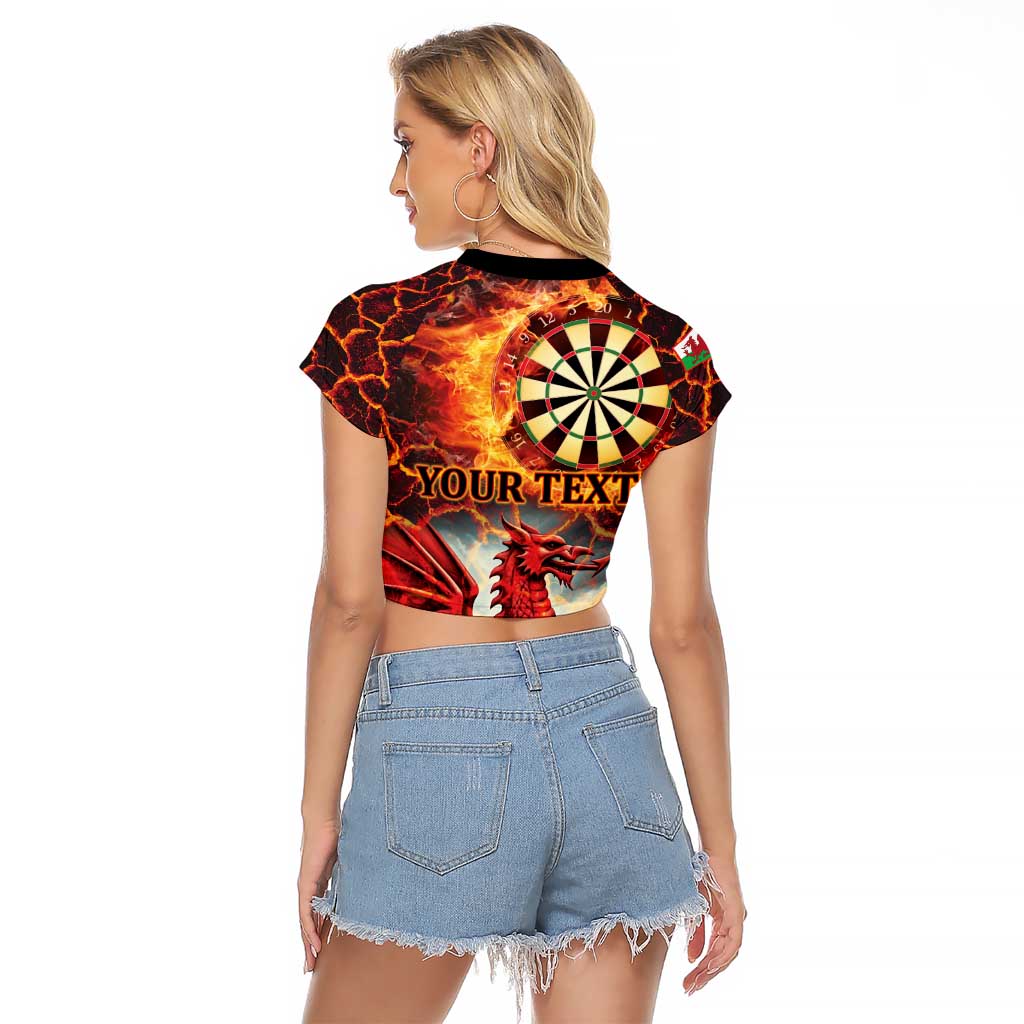 Wales Darts Wales Forever Personalized Raglan Cropped T Shirt Cymru Am Byth Dragons