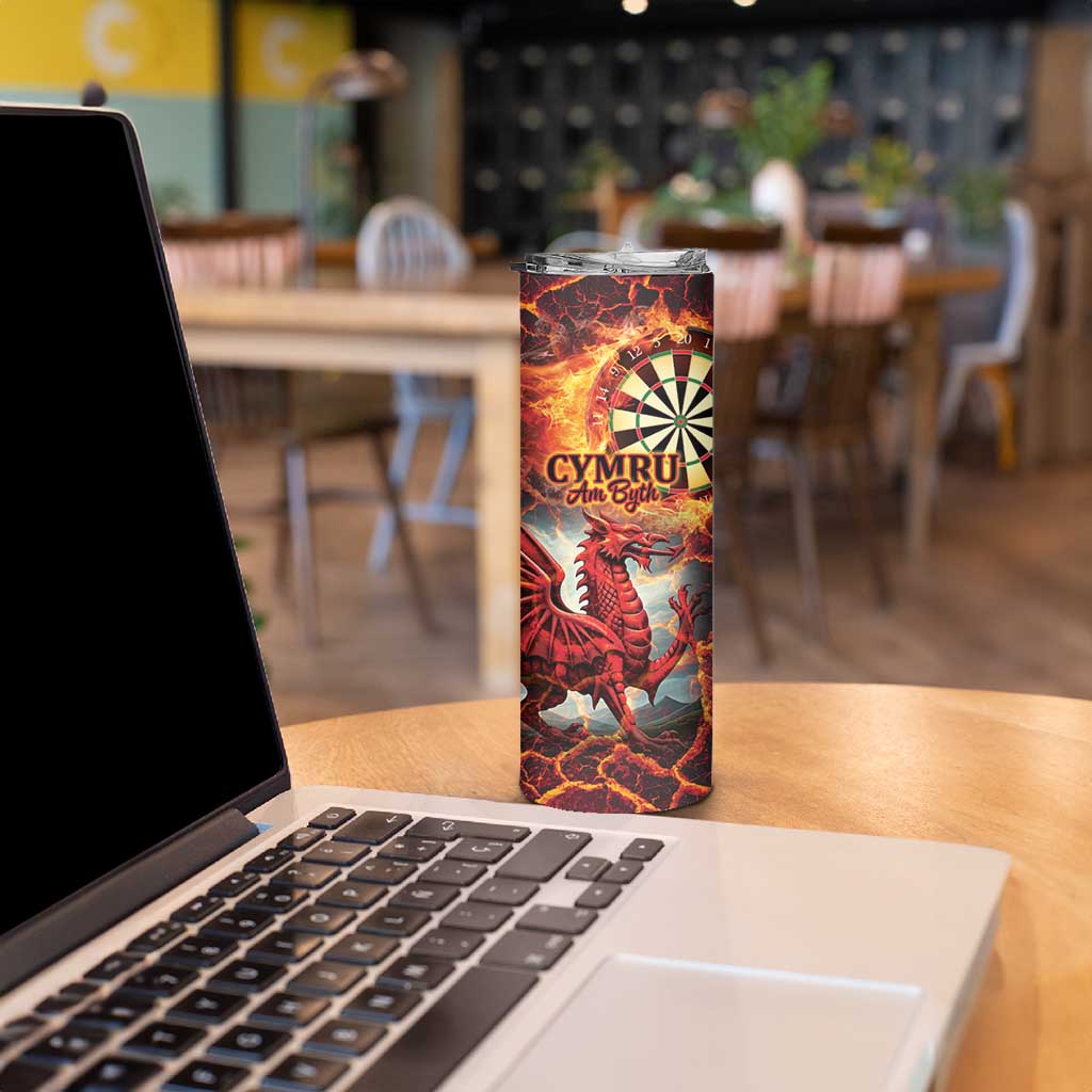Wales Darts Wales Forever Personalized Skinny Tumbler Cymru Am Byth Dragons