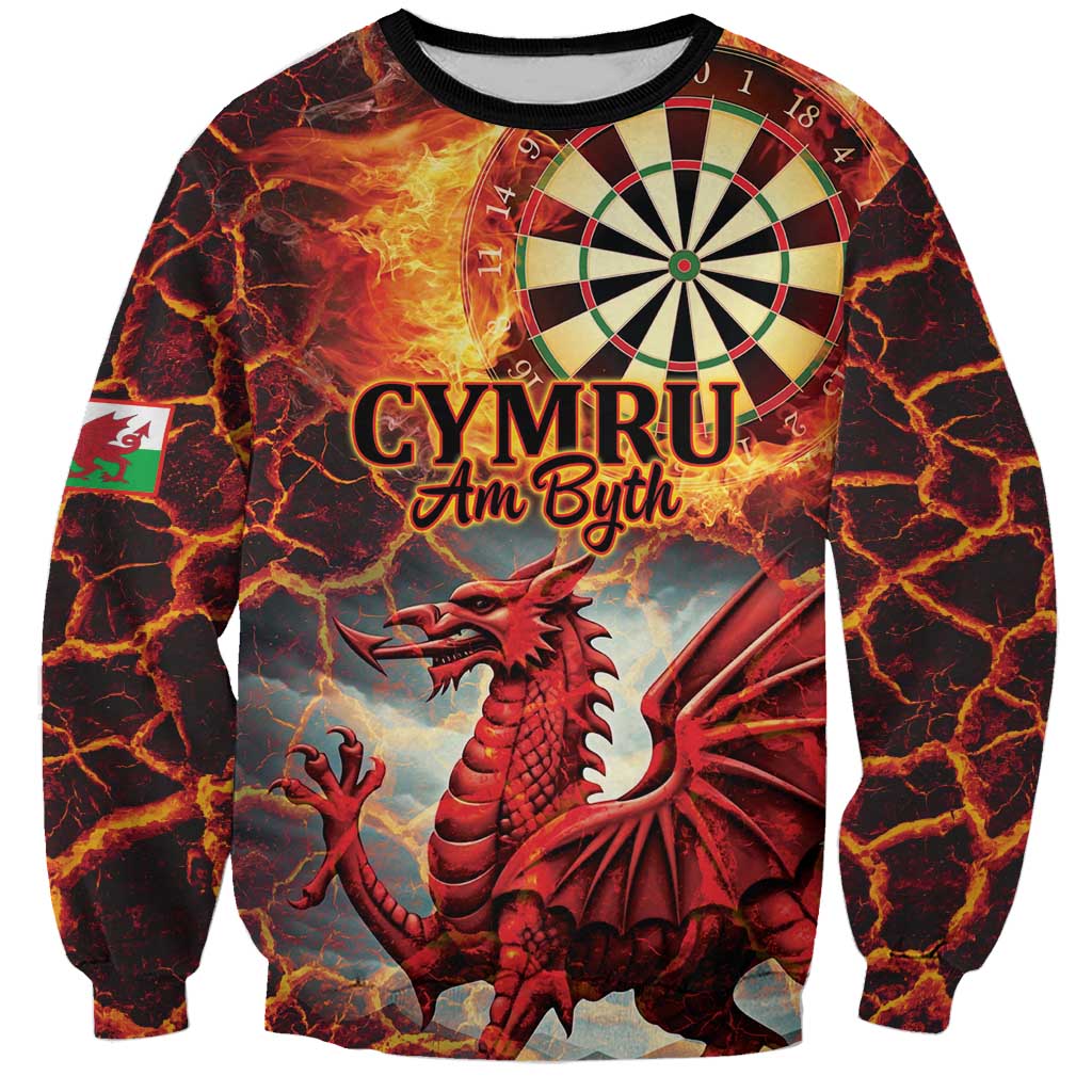 Wales Darts Wales Forever Personalized Sweatshirt Cymru Am Byth Dragons