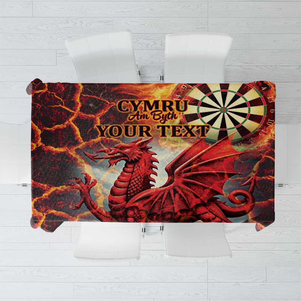Wales Darts Wales Forever Personalized Tablecloth Cymru Am Byth Dragons