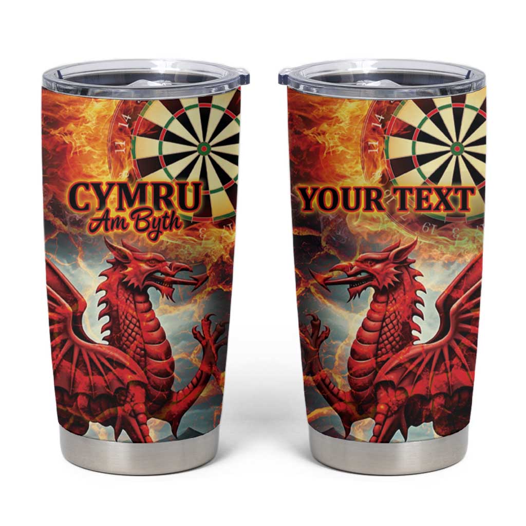 Wales Darts Wales Forever Personalized Tumbler Cup Cymru Am Byth Dragons