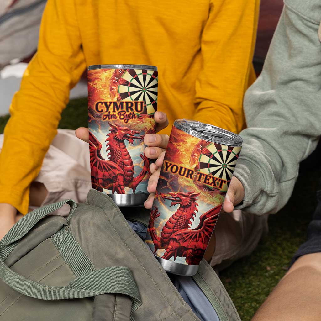 Wales Darts Wales Forever Personalized Tumbler Cup Cymru Am Byth Dragons