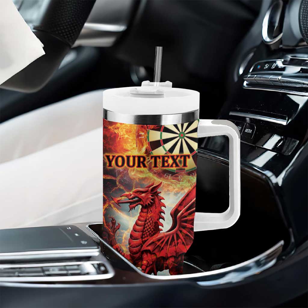 Wales Darts Wales Forever Personalized Tumbler With Handle Cymru Am Byth Dragons