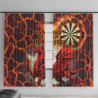 Wales Darts Wales Forever Personalized Window Curtain Cymru Am Byth Dragons