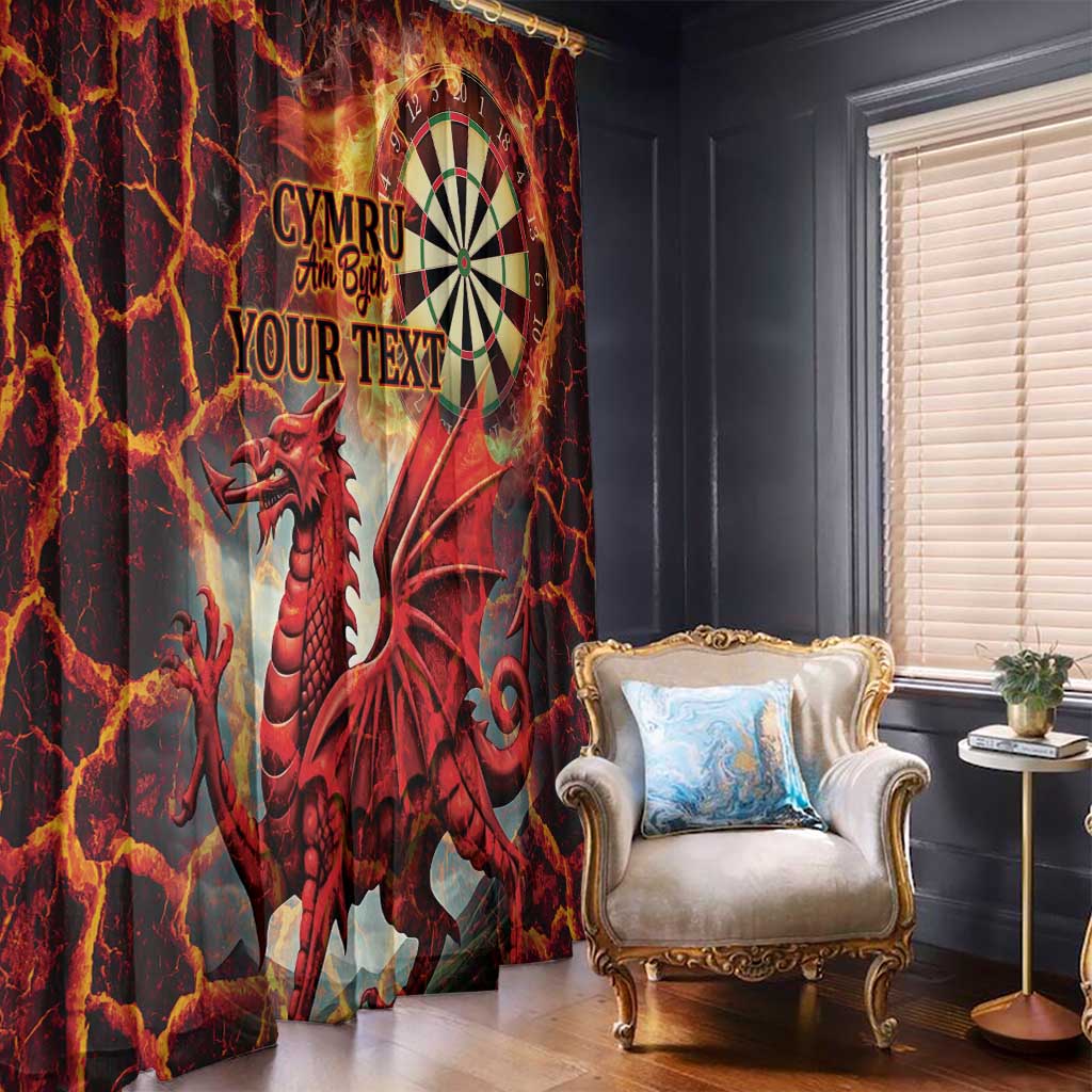 Wales Darts Wales Forever Personalized Window Curtain Cymru Am Byth Dragons