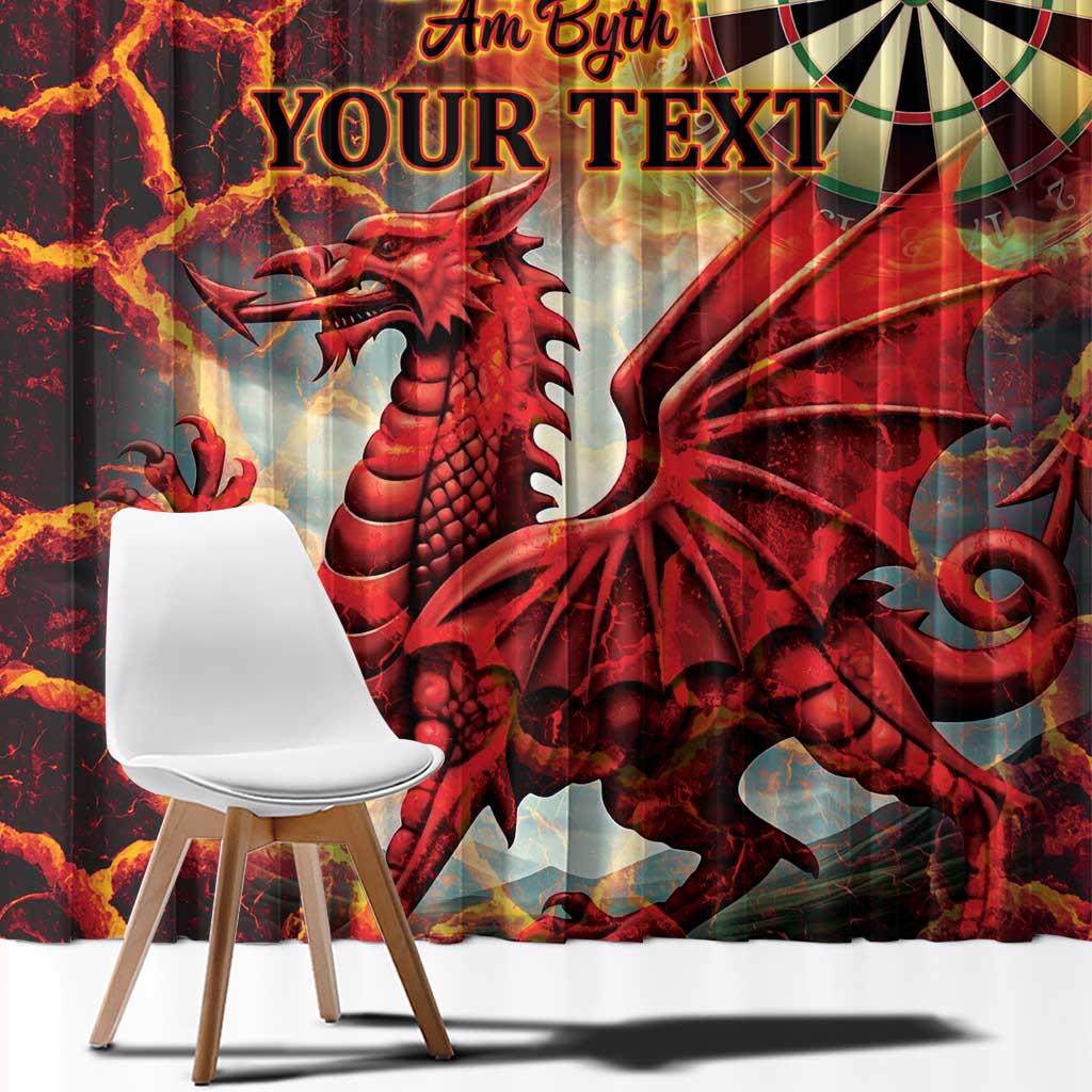 Wales Darts Wales Forever Personalized Window Curtain Cymru Am Byth Dragons