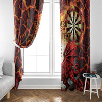 Wales Darts Wales Forever Personalized Window Curtain Cymru Am Byth Dragons