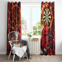 Wales Darts Wales Forever Personalized Window Curtain Cymru Am Byth Dragons