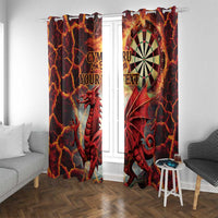 Wales Darts Wales Forever Personalized Window Curtain Cymru Am Byth Dragons